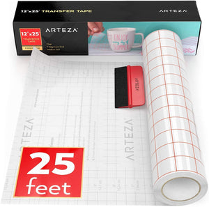 Ultra Clear Transfer Tape, Medium Tack, 12