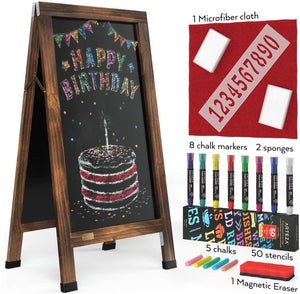 A-Frame Magnetic Chalkboard Set, 40