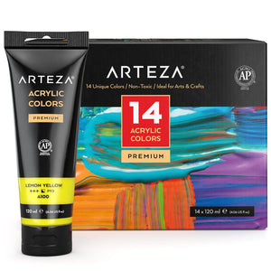 Arteza Acrylic Paint 4oz Tubes 