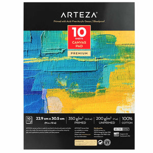Arteza Canvas Pad 9