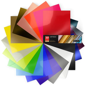 Heat Transfer Vinyl, Assorted Styles & Colors, 12