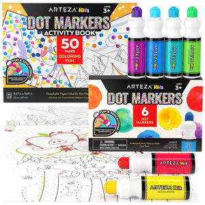 Kids Coloring Dot Marker Activity Book Set