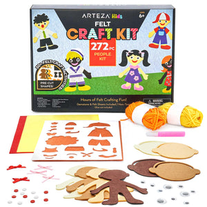 Kids Felt Craft Kit, Puppet & People