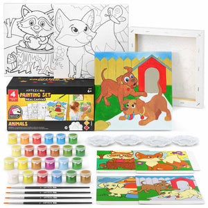 Kids Painting Set, Animals, 8