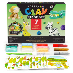 Kids Clay Stage Set, Safari