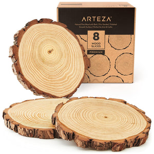 Large Wood Slices - Set of 8