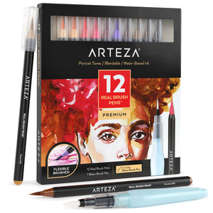 Real Brush Pens® Portrait - Set of 12