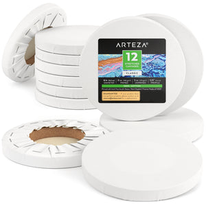 Round Stretched Canvas, 6