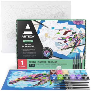 Paint by Numbers, Sea Turtle - Intermediate Level Kit