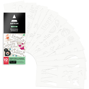 Arteza Seasonal Stencils 12 Count