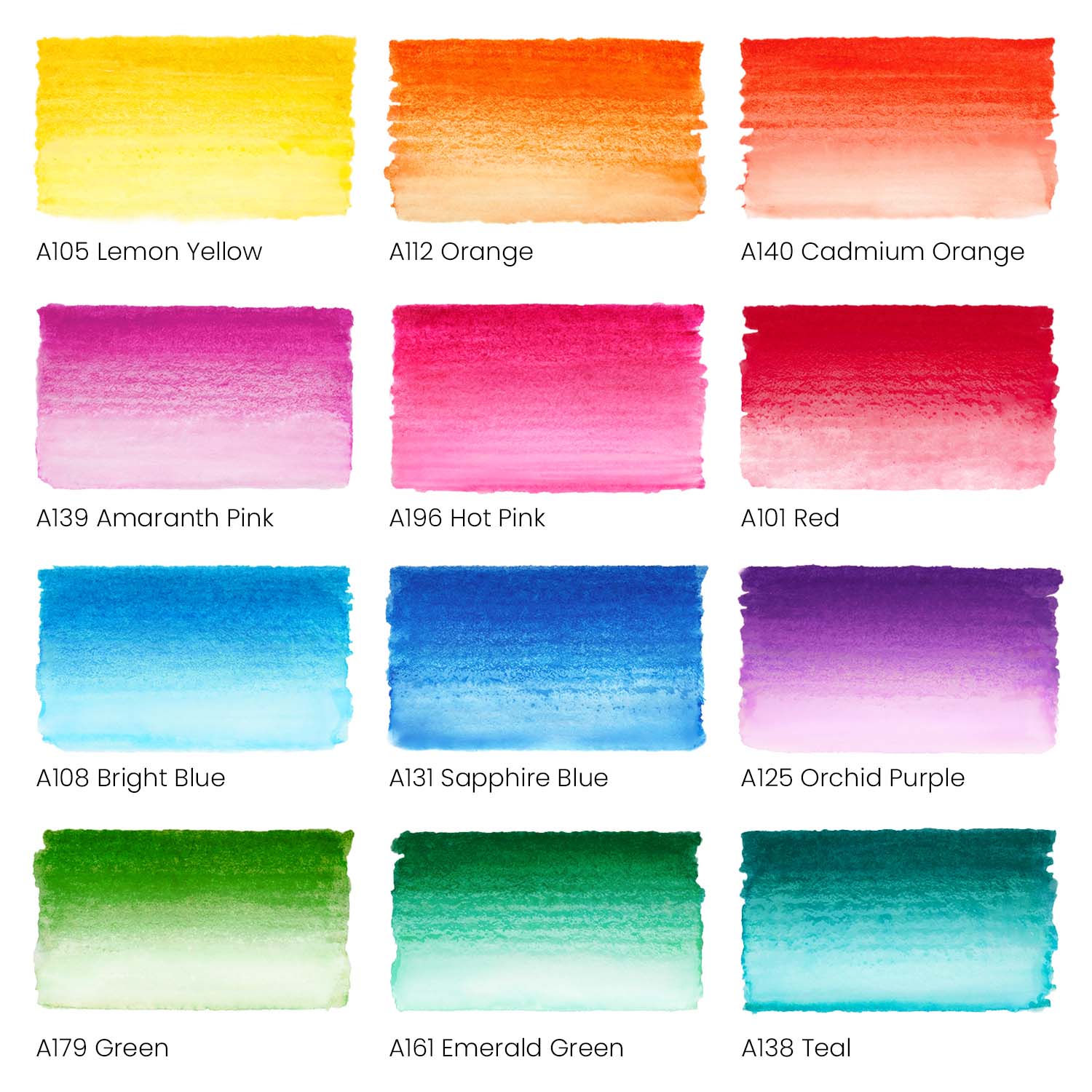 Real Brush Pens® Bright Tones- Set of 12