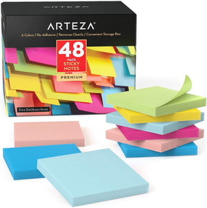 Sticky Notes, 100 Sheets - Pack of 48