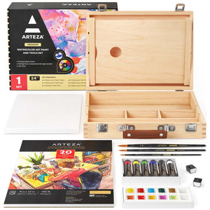 Watercolor Paint & Tool Small Art Set