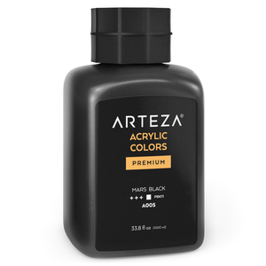 A005 Mars Black Acrylic Paint 34oz