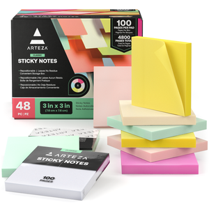 Sticky Notes 100 Sheets Pack of 48
