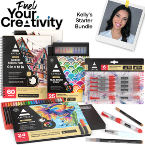 Real Brush Pens Starter Bundle, Fuel Your Creativity
