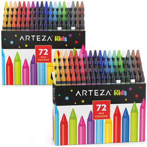 Kids Regular Crayons, Sets of 72 - Pack of 2